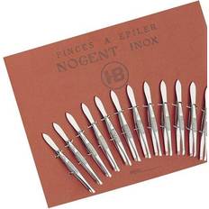 Silver Tweezers Set of 12 Tweezers HB - Argenté