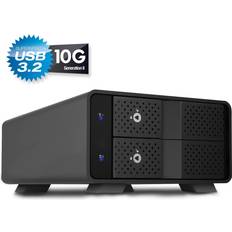 Fantec MB-X2U31R 2x 3.5" SATA HDD SDD Gehäuse
