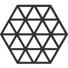 Silikone Bordskånere Zone Denmark Triangles 16 x 14 x 0,9 cm Black Bordskåner