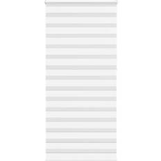 Curtains & Accessories vidaXL Zebra Blind White 105x230 cm Fabric Width