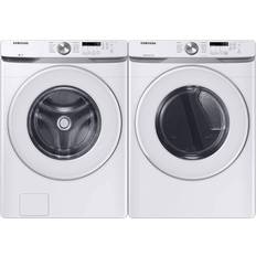 Washing Machines Samsung Samsung WF45T6000WPR Laundry Package