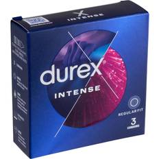 Jouets sexuels Durex Intense Préservatif Nervuré Et Pointillé 3 Pcs