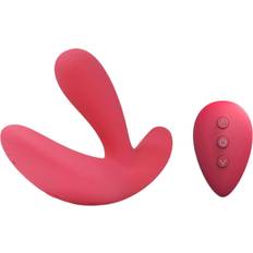 Sadel Fjernstyret Prostata Vibrator Rød