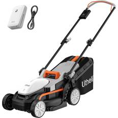 Cheap Battery Powered Mowers Litheli 13" Cordless Lawn Battery Powered Mower