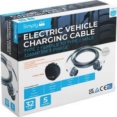 Electric Vehicle Charging Simply Electric Vehicle Charging Cable Type 2 M