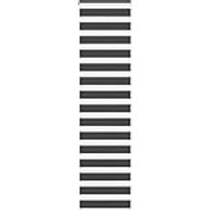 vidaXL Rullgardin Zebra Svart 65x200 cm