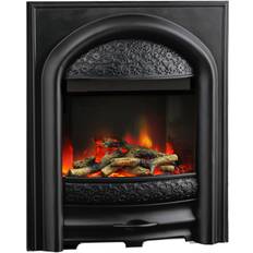 Belfry Heating Elsa Electric Inset Fire Black 59.6cm H X 49.5cm W X 14.5cm D