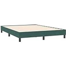 Barato Conjuntos de Cama vidaXL Cama Box Spring 140x210 cm Verde