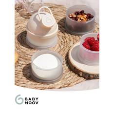 Baby Food Containers & Milk Powder Dispensers Babymoov Babydose Powder Pots Beige