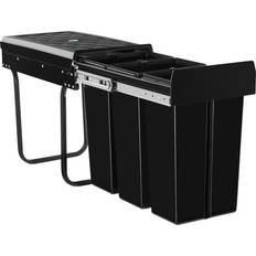 Kitchen Bin with 3 Compartments 30L Capacity