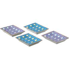 Basketweave Petite Tray Set