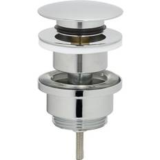 Onderste Kleppen Tiger Wastafelplug Pop-up Universeel Metaal Chroom