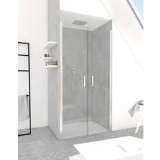 Bon_marché Portes de Douche Duschtür Mit Pendeltür 90 x 200 cm