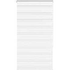 vidaXL Rullgardin Zebra Vit 85x150 cm Dubbel