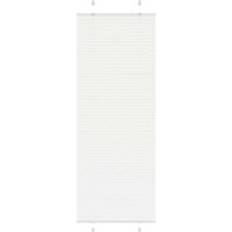 vidaXL Plisségardin Hvid 70x200 cm Polyester