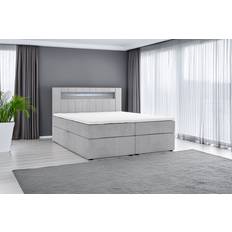 Betten & Matratzen KUBA Visco Topper LED 180 x 200 cm Boxspringbett