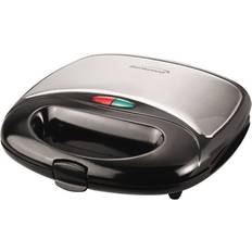 Sandwich Toasters Brentwood Panini Maker, 3-3/4"H x 9-3/4"W x 9-3/4"D, Stainless Steel/Black