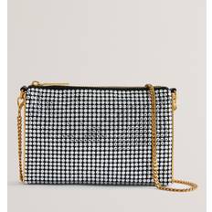 Ted Baker Bolsos Ted Baker Kriisa Crystal Side Bar Clutch - Silver