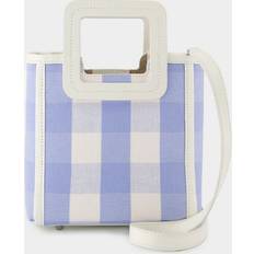 Staud Mini Shirley Bag - Sky Gingham