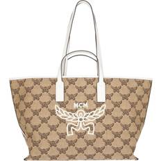 Natural Totes & Shopping Bags MCM Himmel Medium Tote Bag - Beige