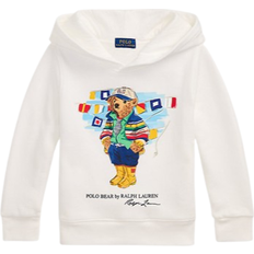 Ralph Lauren Hoodies Children's Clothing Ralph Lauren Boy's Polo Bear Fleece Hoodie - Paper White