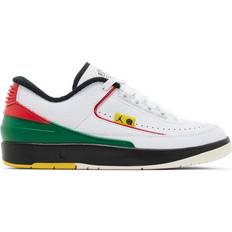 Nike Air Jordan 2 Trainers Nike Air Jordan 2 Retro Low M - White/Black/University Red/Amarillo/Classic Green