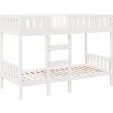 Våningssäng 80x200 vidaXL Vit 80x200 cm Massiv Furu Våningssäng