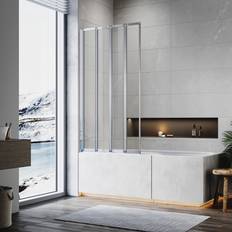 Chrome Tub Door 31.5 W 55.12 H x 80 mm W