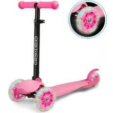 Ricokids LED Skoter Vikbar 3 Hjul