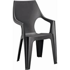 Keter Patio Chairs Keter Garden Chair With High Backrest Dante Graphite