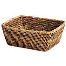 H&H 25x21x9 Rectangular Rattan Basket