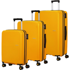 Dur - Jaune Ensembles de valises American Tourister Summer Hit Luggage - Set of 3