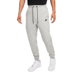 Men - Polyester Trousers & Shorts NIKE Tech Men's Fleece Joggers - Dark Grey Heather/Black