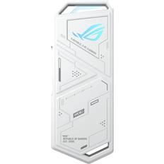 ASUS External Enclosures ASUS ROG Strix Arion White Edition/M.2 NVMe External SSD Case/Toolless Installation/USB-C to C to A Cable/Thermal Pad Included/Aura Sync Support