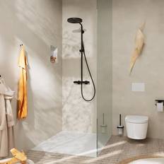 Svart Takduschset på rea Hansgrohe Pulsify S Puro 260 Duschset Svart
