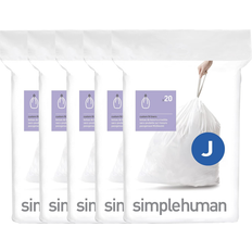 Simplehuman Cleaning Equipment & Cleaning Agents Simplehuman Code J 100 Count White 8 gal