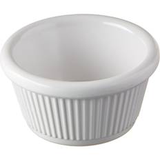 Fluted Ramekins 2-Ounce White 12-Pieces