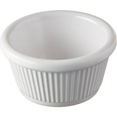 Winco Fluted Ramekins 2-Ounce White 12-Pieces Ramekin