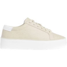 Calvin Klein Lace Up Flatform W - Grey