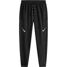 Herren - W36 Hosen NIKE AeroSwift Men's Dri Fit ADV Running Pants - Black/Summit White