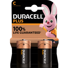 Duracell C (LR14) Batterijen en Opladers Duracell C Plus 2-pack