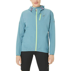 Asics Women's Fujitrail Waterproof Jacket - Gris Blue