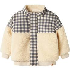 80 - Babys Fleece-Bekleidung Lil'Atelier Baby Naolin Loose Jacket - Sandshell (13229886)