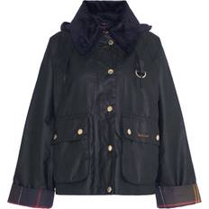 Barbour Reighton Spey Waxed Jacket - Black/Classic