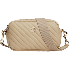 Tommy Hilfiger Monogram Quilted Camera Bag - Beige