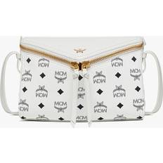 MCM Tasker MCM Visetos 3D Shoulder Bag - White