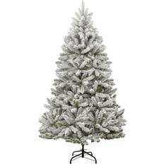 Metaal Kerstbomen vidaXL Luxury Fir Green/White Christmas Tree 300cm