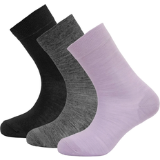 Monivärinen - Nainen Alusvaatteet Devold Daily Light Socks 3-pack - Orchid Mix