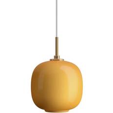 Louis Poulsen Messinki Riippuvalaisimet Louis Poulsen VL45 Radio Brass/Amber Pendant Lamp 17.5cm