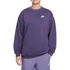 Kinderkleding NIKE Older Kid's Sportswear Club Fleece Oversized Sweatshirt - Dark Raisin/White (FD2923-573)